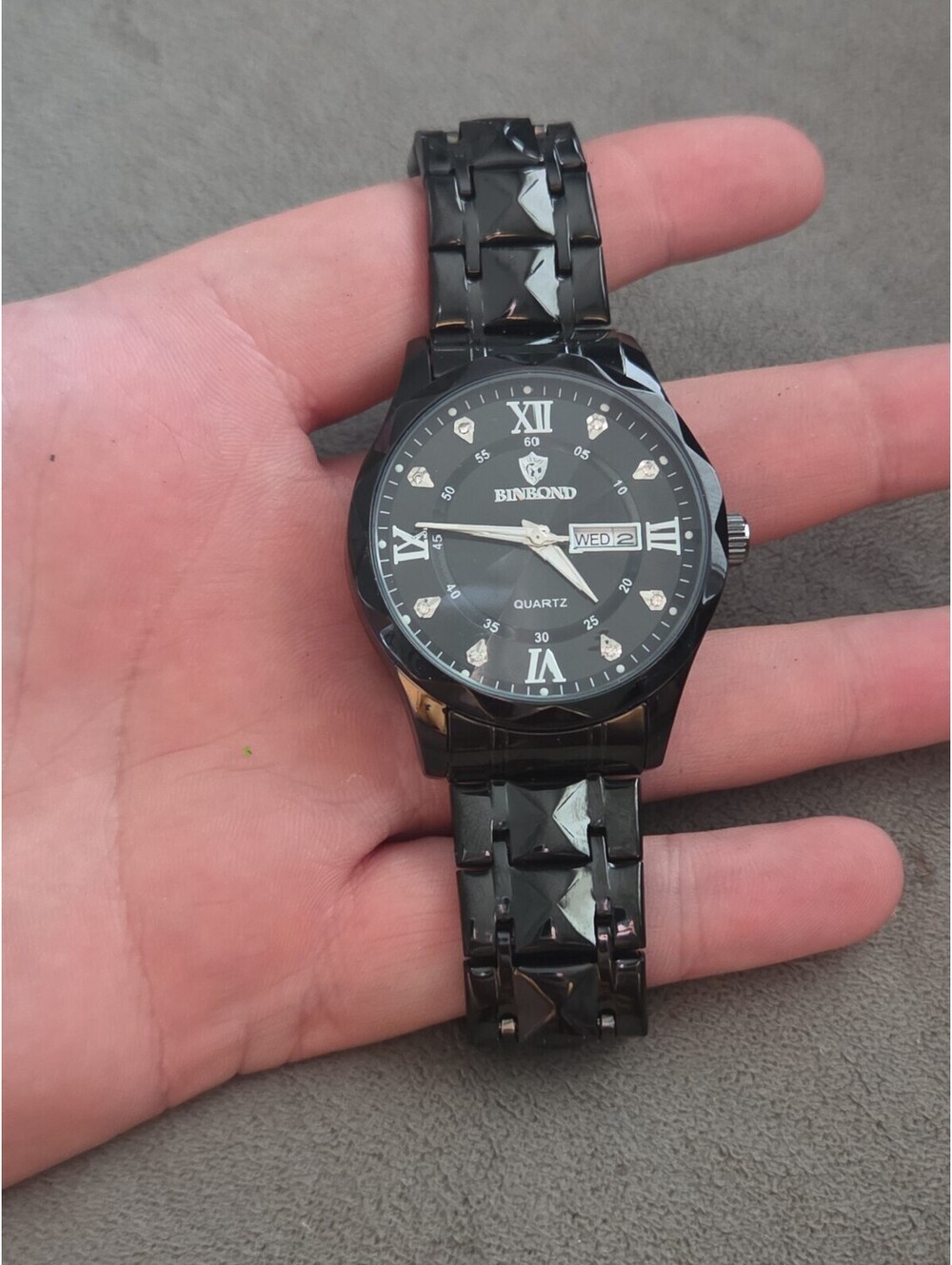 BINBOND Top Brand Luxury Fashion Watch Men Waterproof Week Date Sport